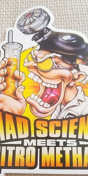 Oakley Mad Science Decal - Picture 1 of 4
